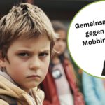 traurig schauender Junge im Vordergrund, Gemeinsam gegen Mobbing