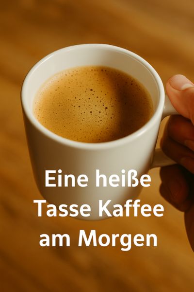 100 Dinge für die ich dankbar bin: Eine Tasse Kaffee am Morgen