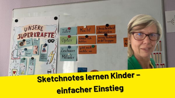 Sketchnotes lernen Kinder – einfacher Einstieg