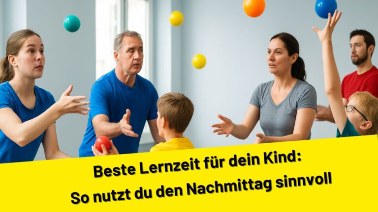 Beste Lernzeit für dein Kind: So nutzt du den Nachmittag sinnvoll