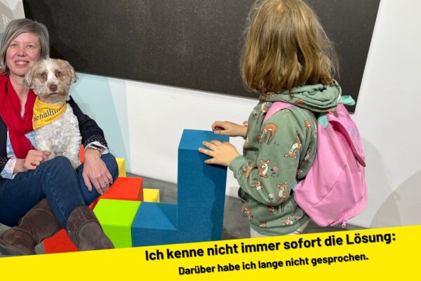 Ich kenne nicht immer sofort die Lösung: Darüber habe ich lange nicht gesprochen.
